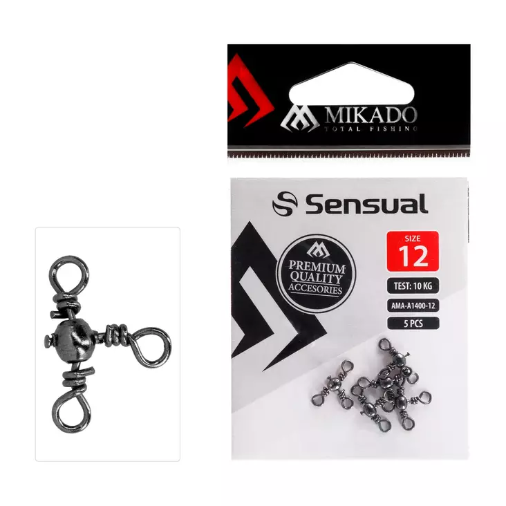 Mikado Barrel Swivel Triple - Wirbel & Quick-Change-Links - 5900637148203 - 1