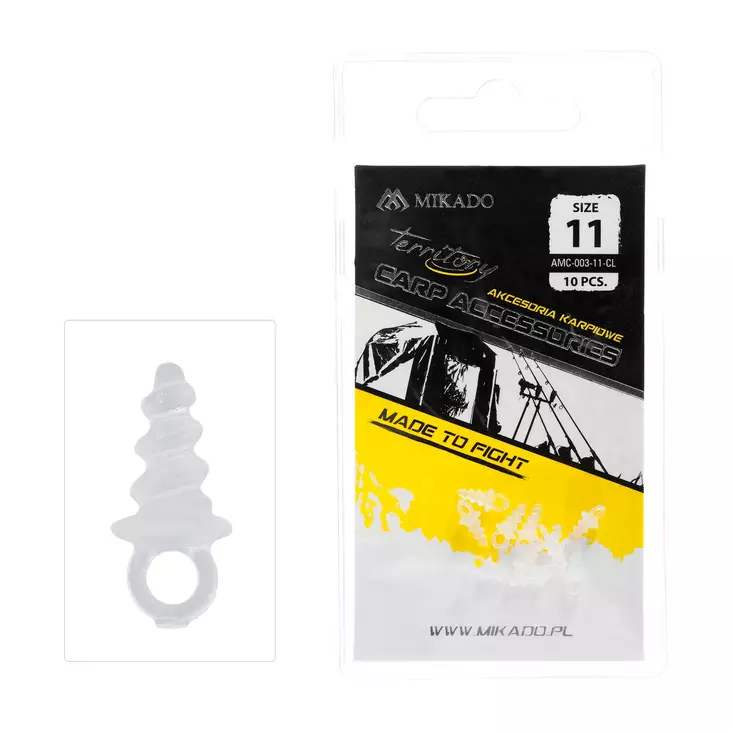 Mikado Plastic Boilie Screw 11mm Clear - Köderschrauben - 5900637685593 - 1