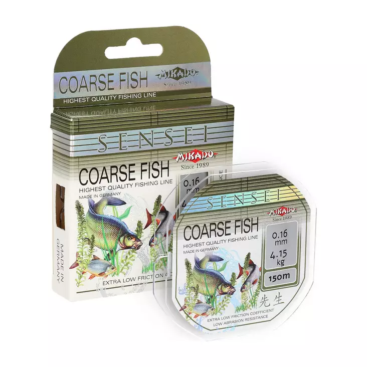 Mikado Sensei Coarse Fish 150m - Monofile Feeder- & Matchschnüre - 5900637505143 - 1