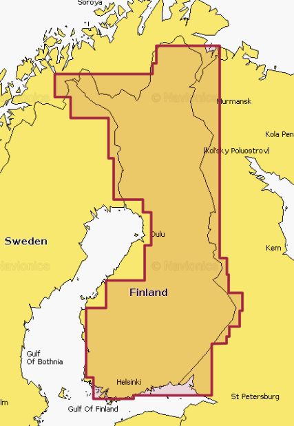 Navionics+ Finnish Lakes - Small card for old models - Karten - 6417512511643 - 1