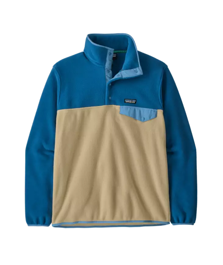 Patagonia M´s Lightweight Synchilla Snap T Pullover Nautilus Tan - Fleece-Hemden - 198077575863 - 1