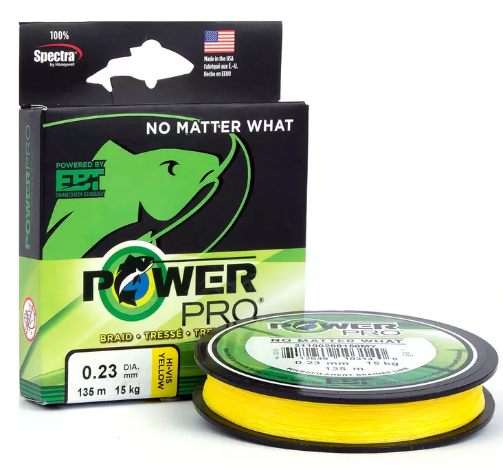 Power Pro Super Line Yellow 135m - Geflochtene Schnüre - 0712649103133 - 1