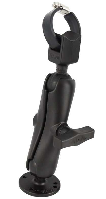 RAM Trolling Motor Stabilizer with Strap Hose Clamp - RAM-Halterungen, Größe C - 793442000133 - 1