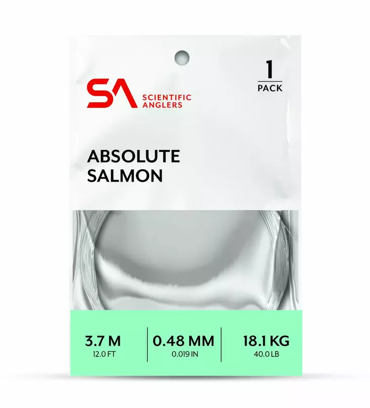 SA Absolute Salmon Leader 12ft - Nylon-Vorfächer - 840309138543 - 1