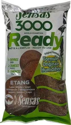 Sensas 3000 Ready Lake 1kg - Köder - 3297830109813 - 1