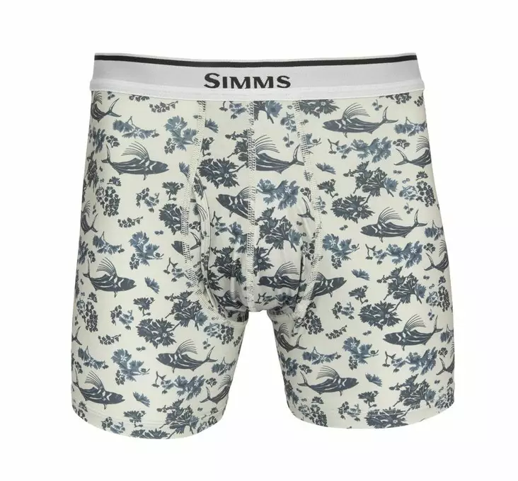 Simms Boxer Brief Rooster Fest Khaki - Unterhosen - 694264539453 - 2
