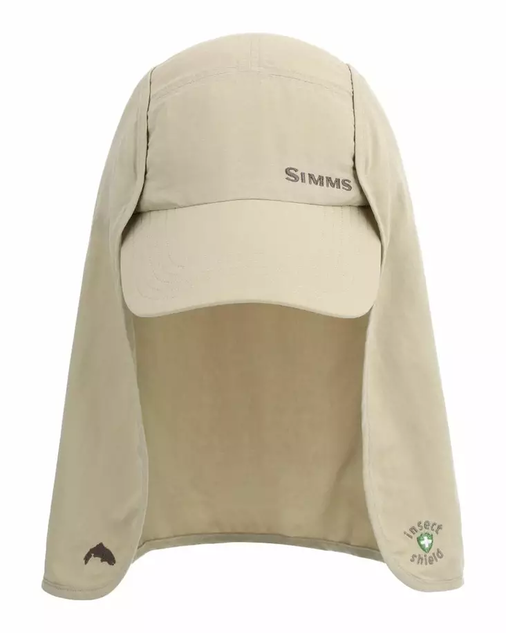 Simms Bugstopper SunShield Cap Stone - Kappen - 694264650493 - 2
