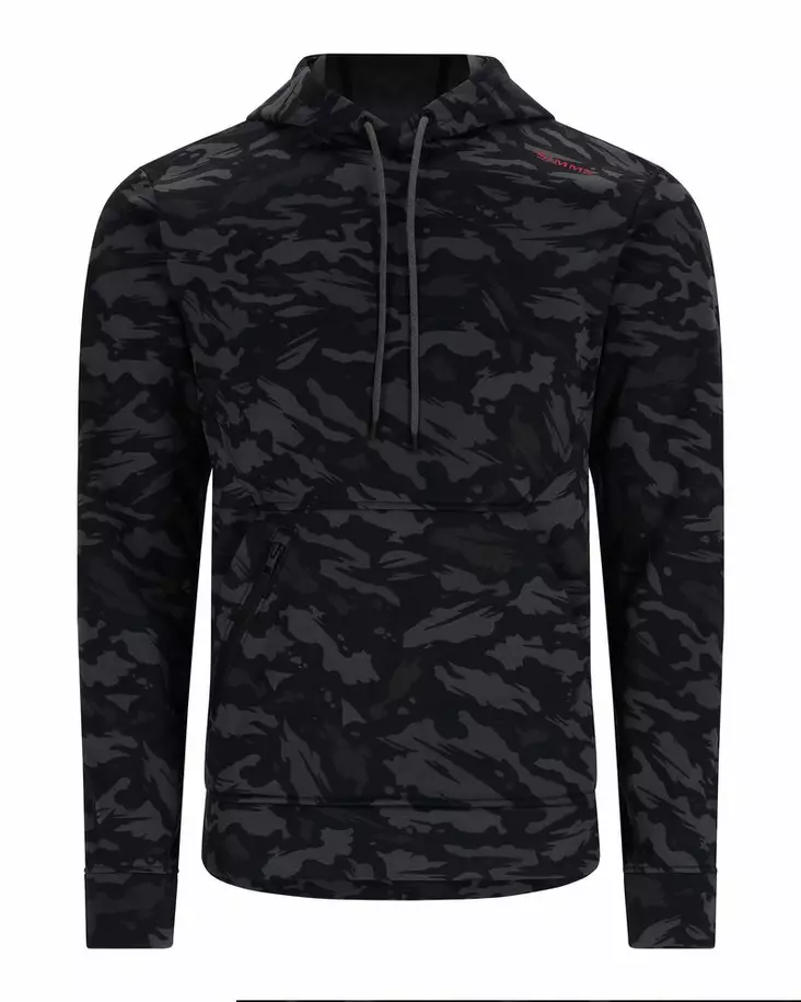 Simms CX Hoody Ghost Camo Black - Sweatshirts - 694264610183 - 2