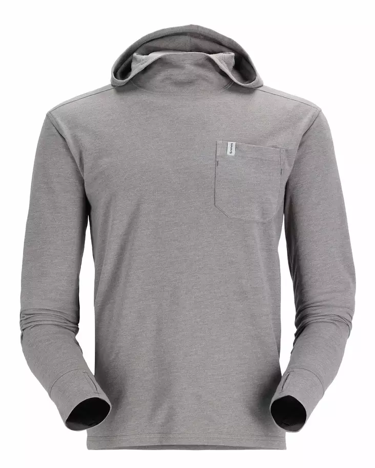 Simms Henry's Fork Hoody Steel Heather - Sweatshirts - 694264582763 - 1