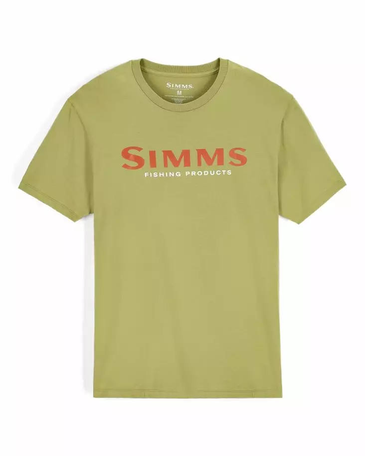 Simms Simms Logo T-shirt Tent Green - Herren-T-Shirts - 694264694343 - 1