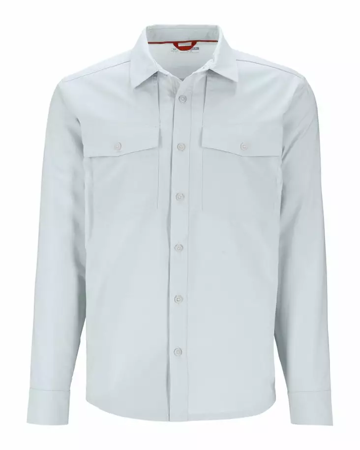 Simms No-See-Um Bugstopper Shirt Bimini Blue Heather - Hemden - 694264679883 - 2