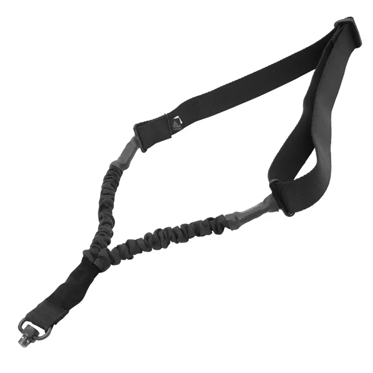 UTG Single Point Bungee Sling with QD Sling Swivel Black - Taktische Waffenriemen - 4717385552333 - 1