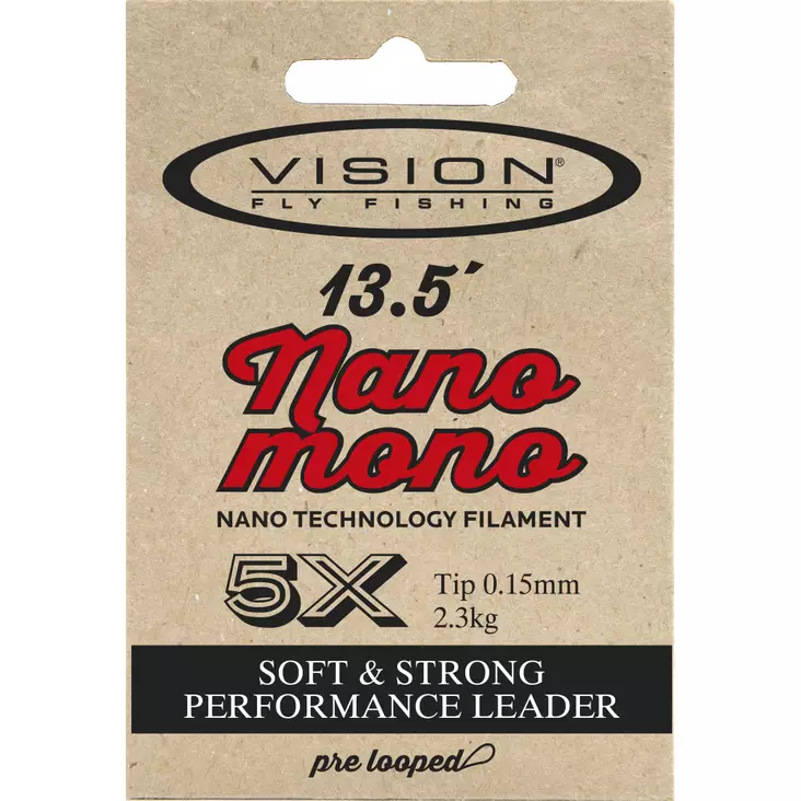 Vision Nano Mono Leader 13'5'' - Nylon-Vorfächer - 6417512817523 - 2