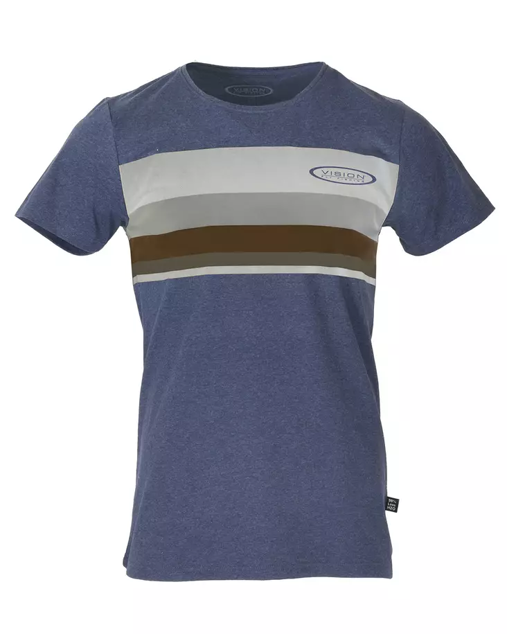 Vision Stripe T-Shirt Blue - Herren-T-Shirts - 6417512842303 - 1