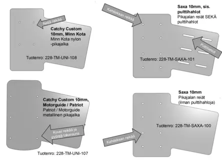 Catchy Custom Bow Motor Mounting Plate 10mm - MotorGuide Zubehör - 1305202514 - 2