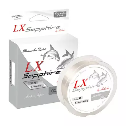 Mikado LX Sapphire Classic Clear 0,08mm 50m - Mono- & Fluorocarbon-Vorfachschnüre - 5900637811534 - 1