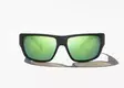 Bajio Piedra Black Matte Green Mirror Glass - Glaslinsen - 840290904844 - 2