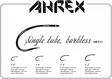 Ahrex HR431 Tube Single Barbless - Widerhakenlose Haken - 655043958544 - 2