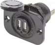 Blue Sea 2,1A Dual USB charger Black - Batteriezubehör - 632085010164 - 1