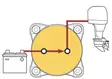 Blue Sea Battery mount switches 300A - Batteriezubehör - 632085600624 - 2