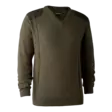 Deerhunter Harrington V-Neck Knit Cypress - Hemden - 5702827160084 - 1