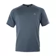 Loop Flyt Polartec Short Sleeve Top Blue Gray - Funktionsunterhemden - 827142084824 - 1