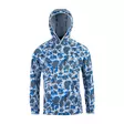 Loop Flyt UPF-Dome Sun Hoodie Camofly Blue - Hoodies - 827142085074 - 1