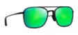 Maui Jim Keokea - Translucent Grey Frame with Green Mirror Lens - Kunststofflinsen - 603429065874 - 1