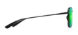 Maui Jim Keokea - Translucent Grey Frame with Green Mirror Lens - Kunststofflinsen - 603429065874 - 3