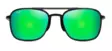 Maui Jim Keokea - Translucent Grey Frame with Green Mirror Lens - Kunststofflinsen - 603429065874 - 2