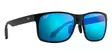 Maui Jim Red Sands - Matte Black Frame with Blue Hawaii Lens - Kunststofflinsen - 603429041304 - 1