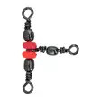 Mikado Barrel Swivel Triple with Beads - Wirbel & Quick-Change-Links - 5900637148234 - 2