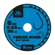 Mikado Feeder Bomb Rig Bait Band Barbless Mono 38cm - Gebundene Haken - 5900637105664 - 1