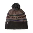 Patagonia Powder Town Beanie Park Stripe: Marlow Brown - Mützen - 198077389194 - 1