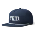 Yeti Flat Brim Rope Hat Navy - Kappen - 888830270844 - 1