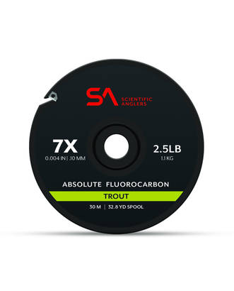 SA Absolute Fluoro Trout Tippet 0,20mm - Fluorocarbon-Tippets - 840309135498 - 1