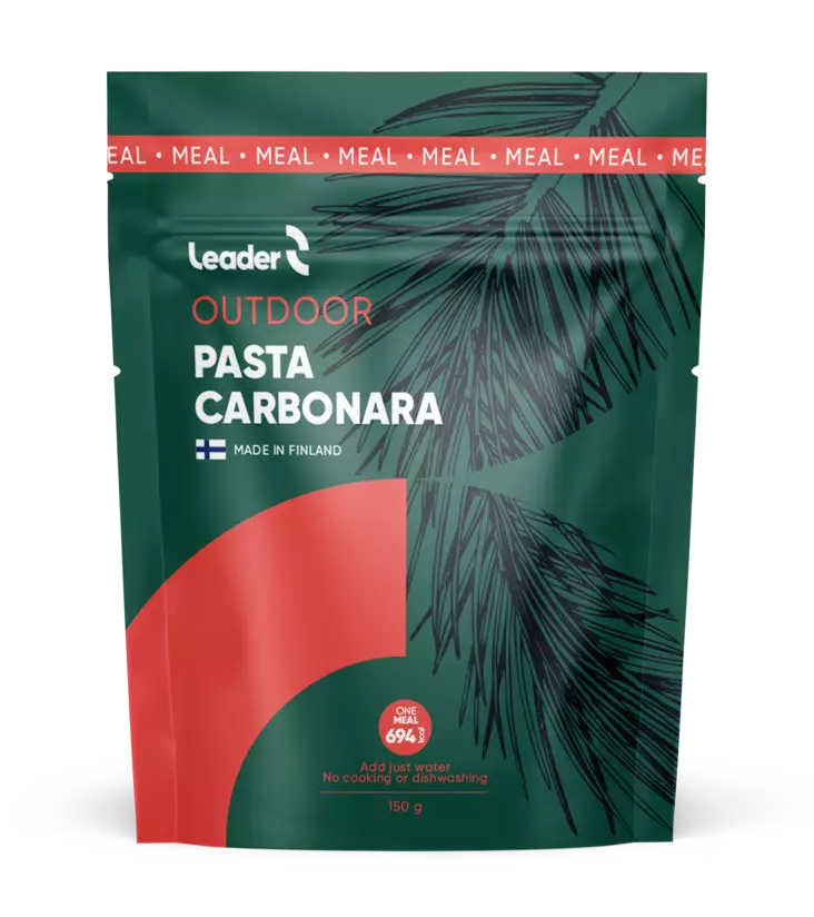 Leader Outdoor Pasta Carbonara 150g - Campingmahlzeiten - 6430080443284 - 1