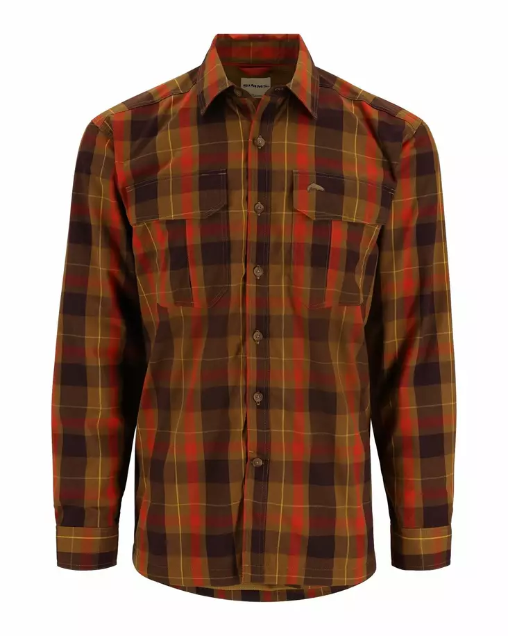 Simms ColdWeather Shirt Bronzeback Logan Plaid - Hemden - 694264654484 - 1