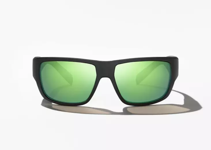 Bajio Piedra Black Matte Green Mirror Glass - Glaslinsen - 840290904844 - 2