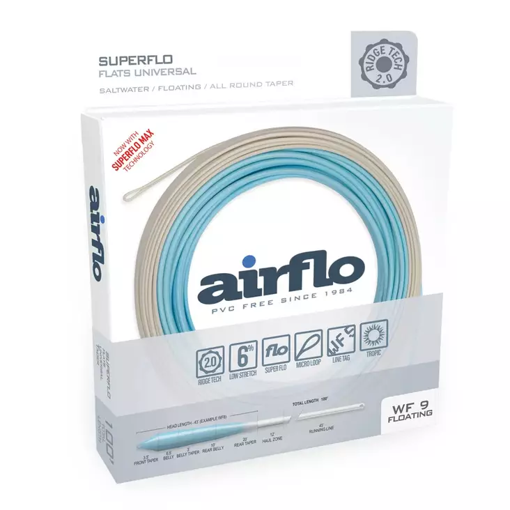 Airflo Superflo Rdg 2.0 Flats Uni WF10I - Sinkspitze - 614910140994 - 1