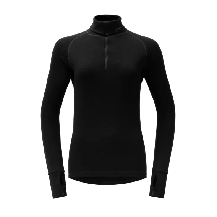 Devold Expedition Merino 235 Zip Neck Women's Black - Unterhemd - 7028567100554 - 1