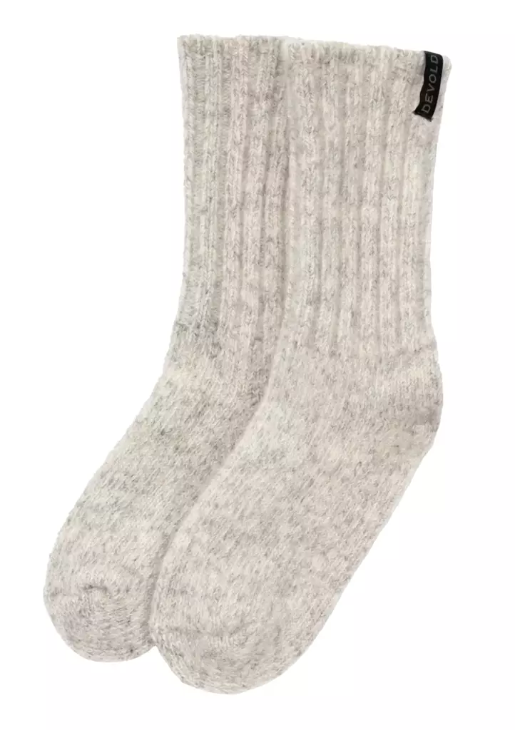 Devold Nansen Wool Sock Grey Melange - Socken und Buff - 7028567133064 - 1