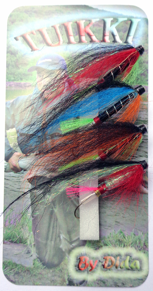 Dida Tuikki Tubefly Assortment 4pcs - Fliegen-Sortimente - 6430010610984 - 1