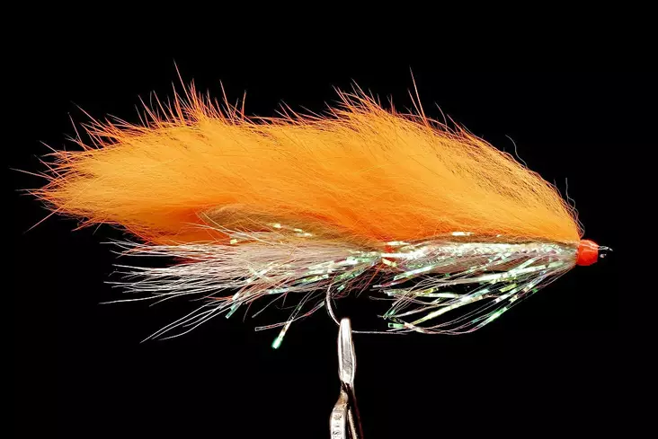 Drags Devil Fl. Orange Streamer - Andere Meerforellenfliegen - 8859202530554 - 1