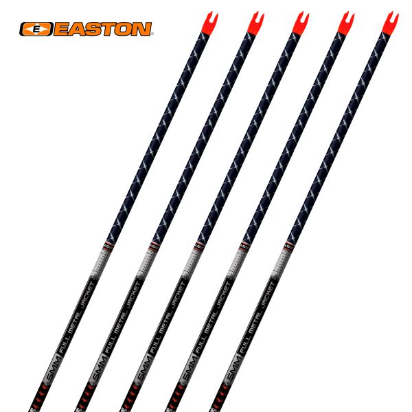 Easton FMJ 5mm Färdigpil, 6 st per förpackning - Befiederte Pfeile - 723560178414 - 1