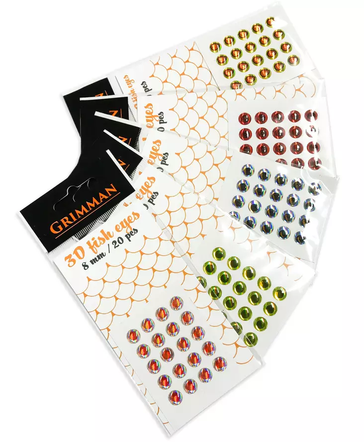 Grimman 3D Fish Eyes 8mm - 3D-Augen - 11808004 - 1