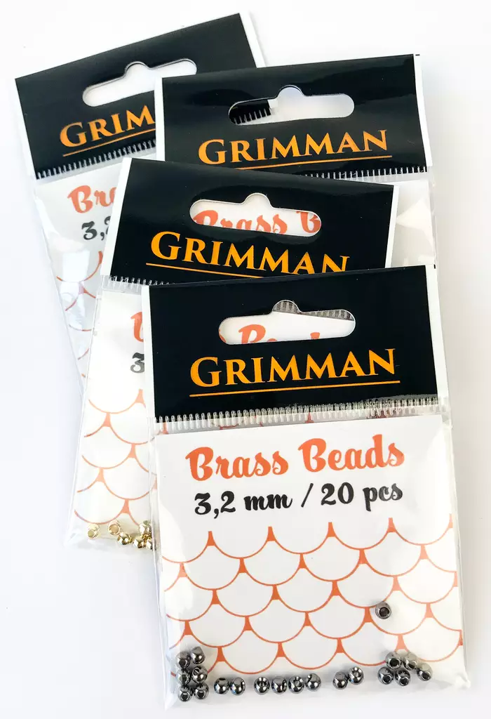 Grimman Brass Beads 3.2mm - Messingperlen - 11808024 - 1