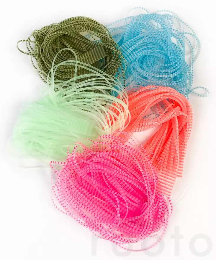 Hareline Chicone's Wide Crusher Legs - Andere Fliegenbindematerialien - 40550300004 - 1