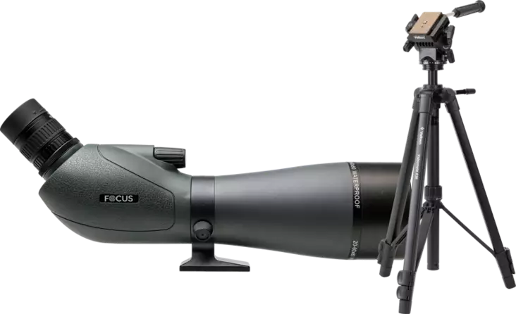 Kit Focus Viewmaster 20-60x80 with Velbon VM638 - Spektive - 7391879053314 - 1