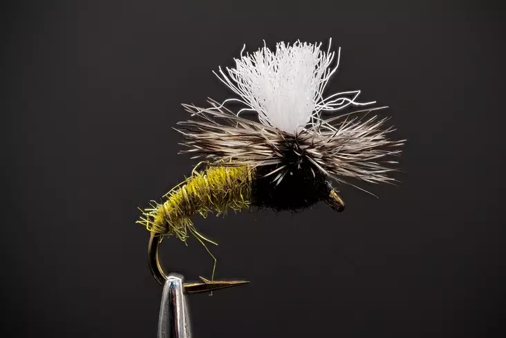 Klinkhamer Olive Salmon Dry Fly - Andere Fliegen - 8859202531124 - 1